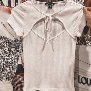 White going out top